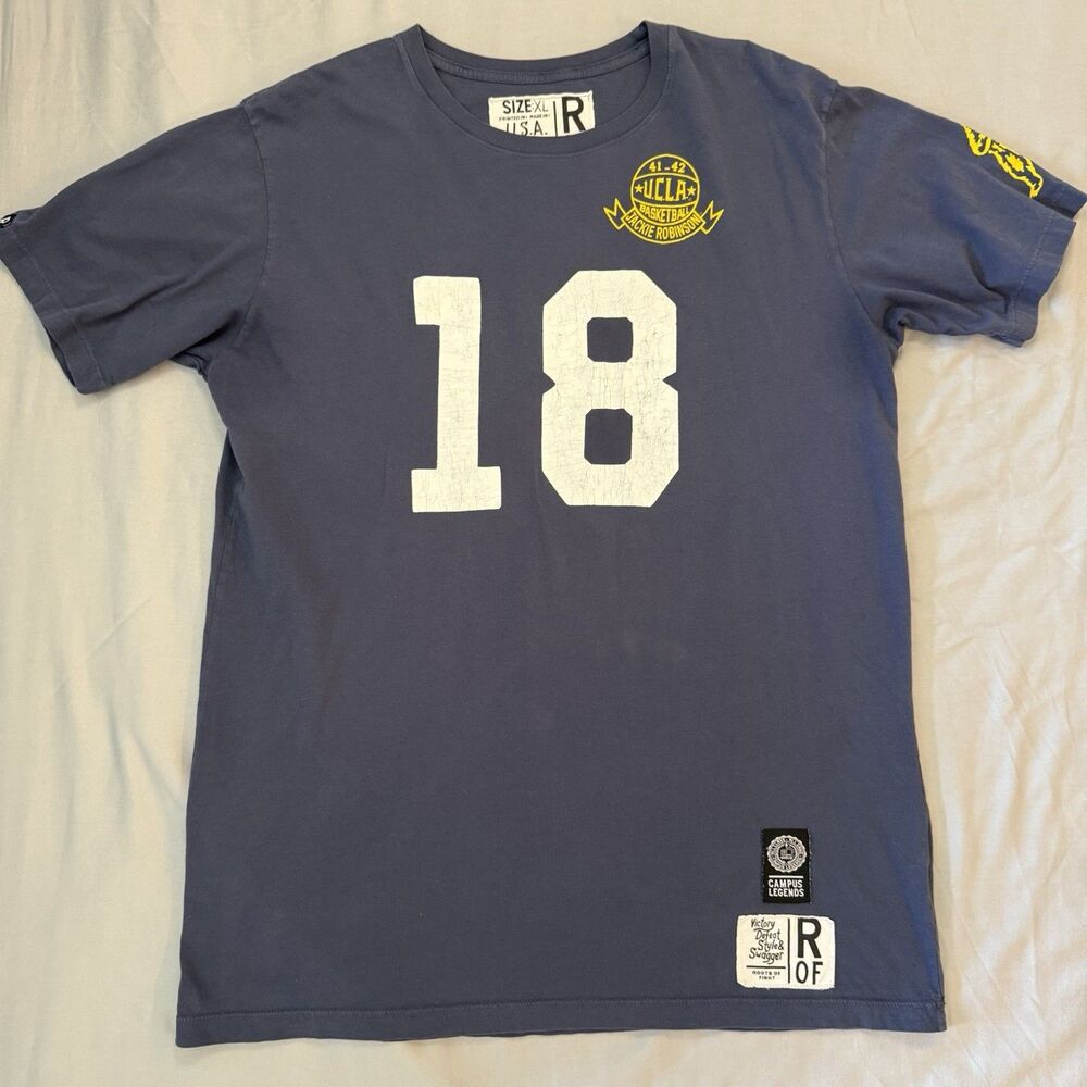 Roots of Fight Mens Tee XL Blue UCLA Bruins 18 Graphic Tee X large